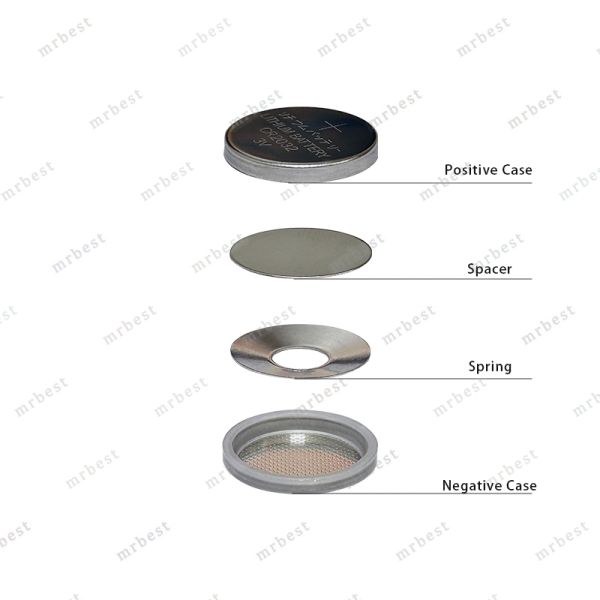 SS304 SS316 Батарейные материалы CR2032 Ключевая батарея
