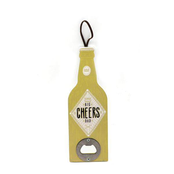 Custom Wall Hanging Bottle Opener 20 X 6.5 X 0.5 Cm Size Vintage Style