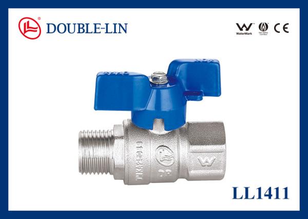 Male X Female Long Thread 1/2 DZR Brass Ball Valves