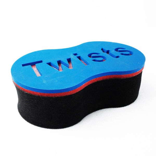 OEM ODM Logo Single Sided Hair Sponge 8 Shape Afro Curl Sponge