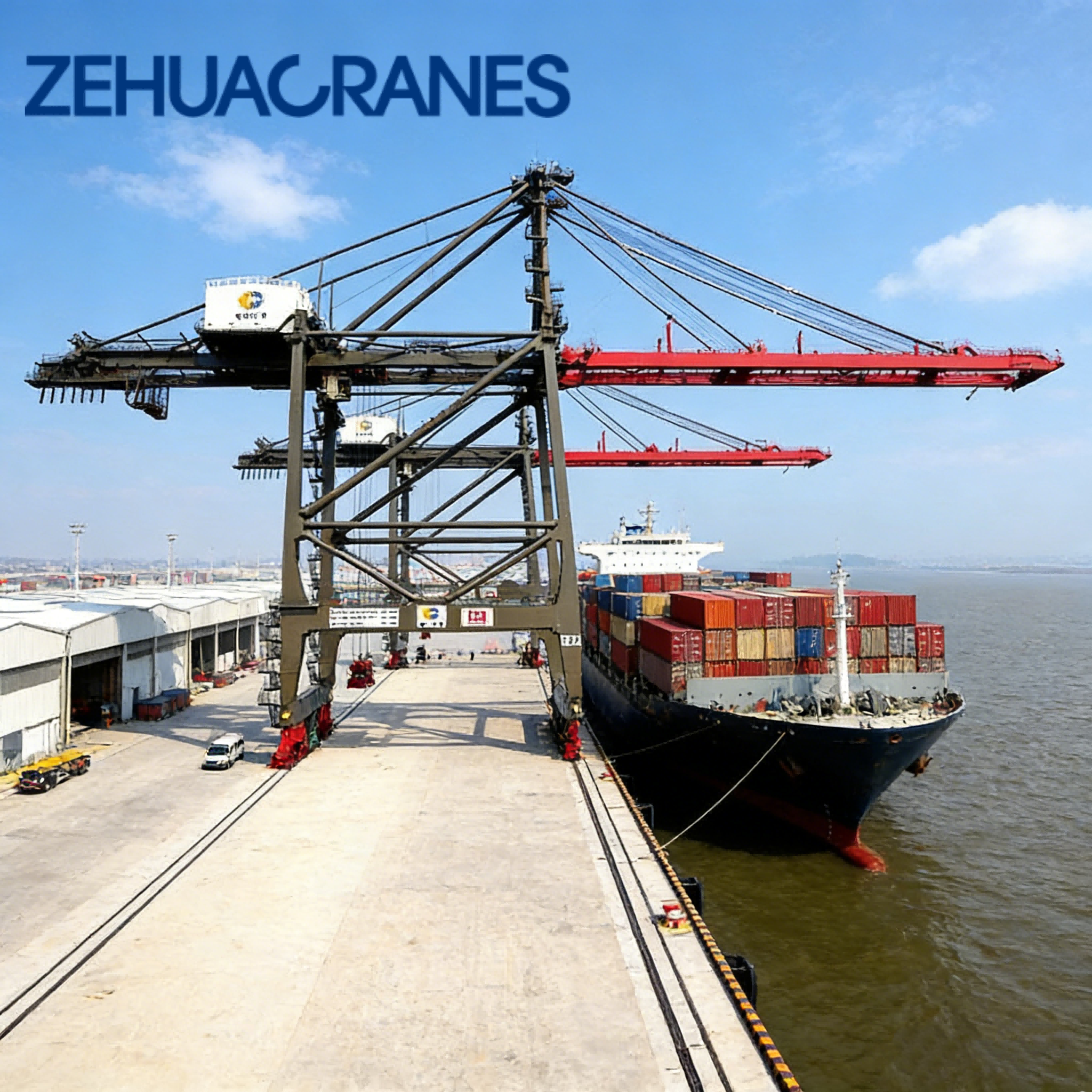 STS Ship to Shore Container Crane High Performance Port Equipment for Modern Container Terminal Operations