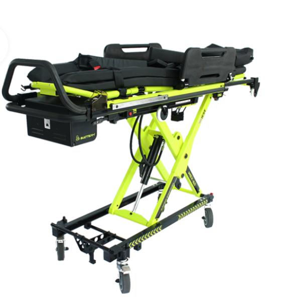 MDK-D16 Camas de ambulancia plegables con tren de aterrizaje eléctrico y ángulo de cabeza ajustable para primeros auxilios