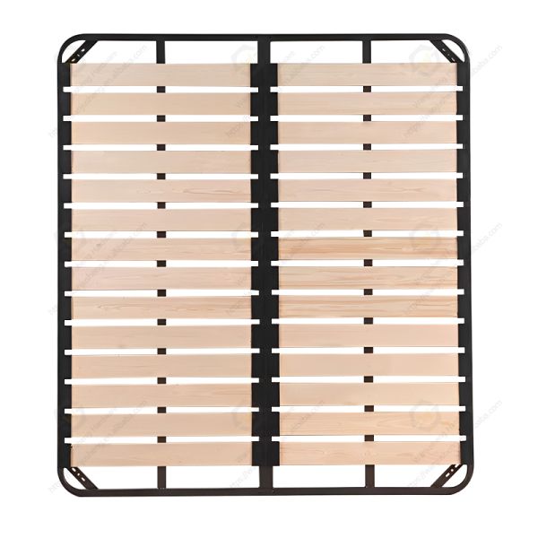 Bed Frame with Thickened Solid Wood Skeleton Moisture-proof Bed Board Encrypted Design Foldable Tatami Steel Frame Customizable