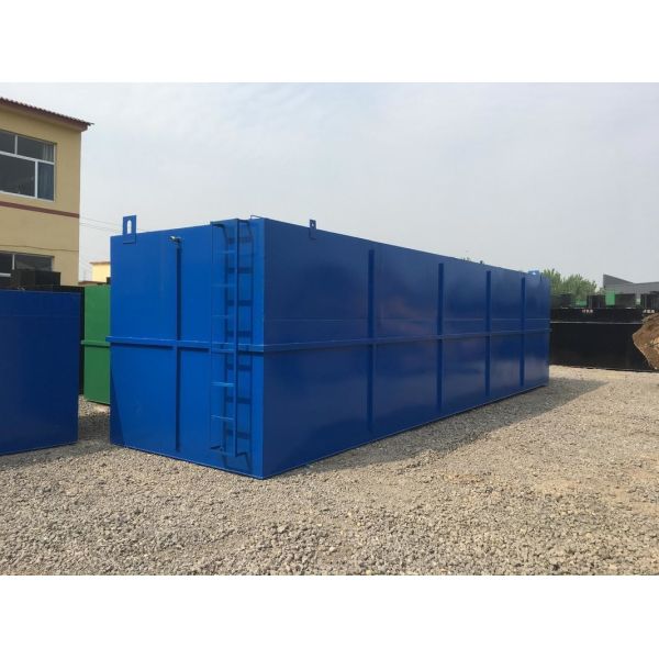 Reduce 95% CODcr And BOD5 Mobile Containerized Packaged Sewage Treatment Plant Equipment For Affordable Domestic Treatment