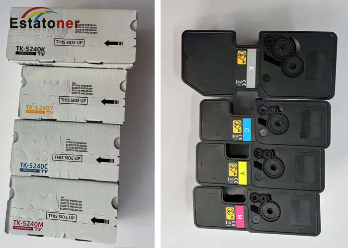 Kyocera ECOSYS P5026cdn TK-5240 Color Toner Cartridge with Mitsubishi Toner Powder