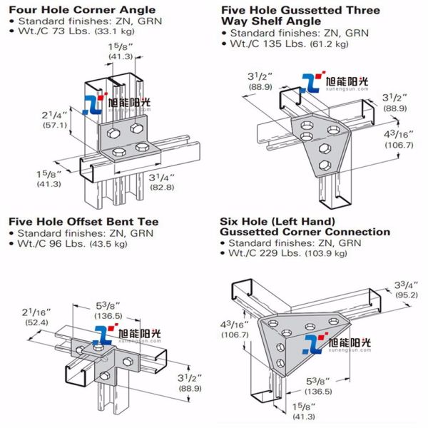 Carbon Steel Corner Brace Bracket for Furniture Table Leg Joist Connecting Support