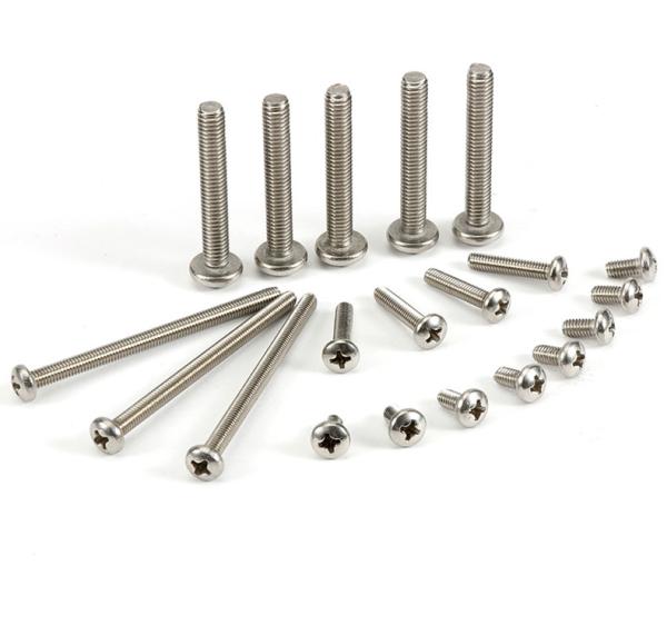 Stainless Steel Pan Head Phillips Screws DIN7985 Stainless Steel Cross Recessed Pan Head Screws