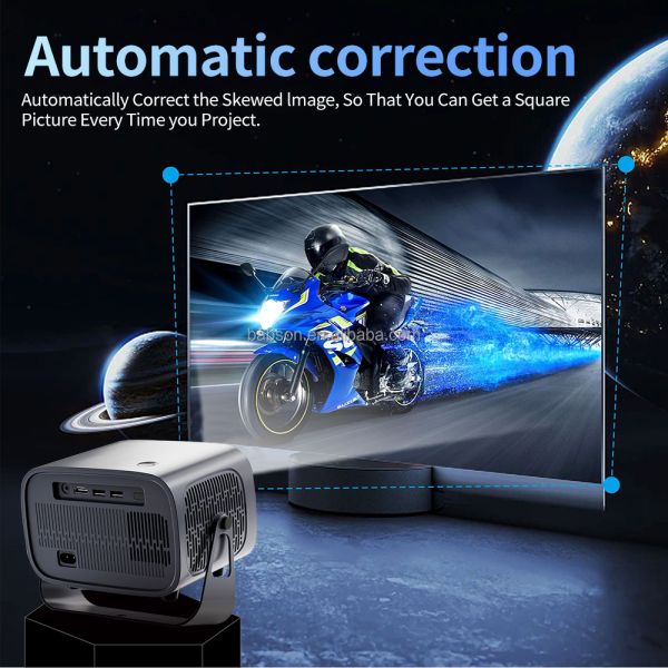 High Brightness Smart Projector HD Display 1280*720P LCD Portable Video Beamer Android 13 LED Lamp 2G RAM Bag Fire 503