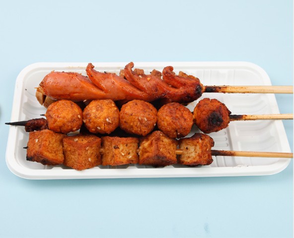 плиты Degradable майцены 52g устранимые для свежего подноса фрукта и овоща