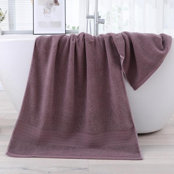 Popular Jacquard Style 100% Pure Cotton Antibacterial Bath Towel for Soft and Durable