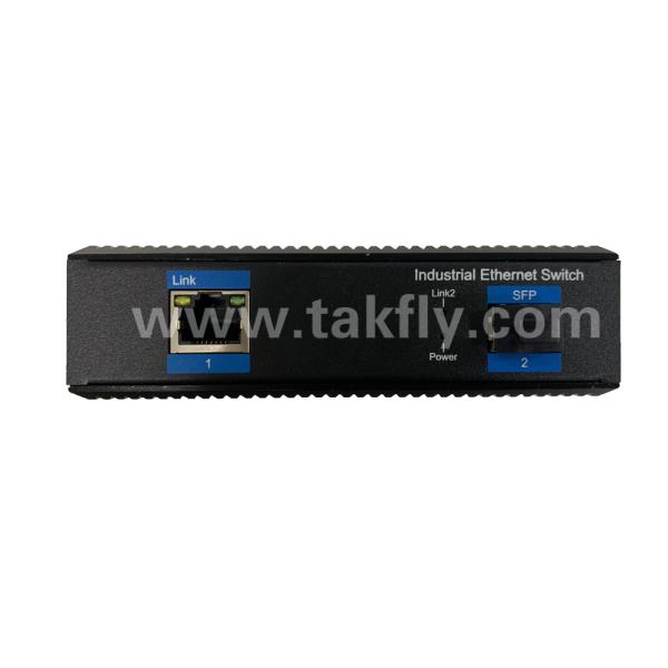 1 つのSFPポートとDIN-Railマウント付きの産業用ギガビットPOEスイッチ