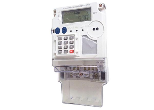 Monophase STS Prepaid Keypad Prepayment Smart Meter With Built In Load Switch