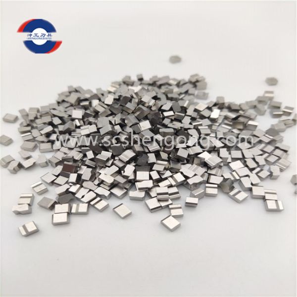 ISO18001 Carbide Tip Inserts 6.0x2.0x2.8 Silver Tungsten Carbide Tipped Tools