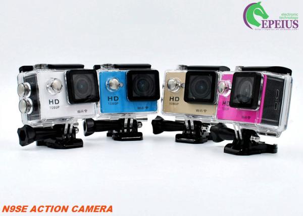 2 Screen Full Hd 1080p Action Camera , Waterproof 30M WIFI 4k Sports Camera