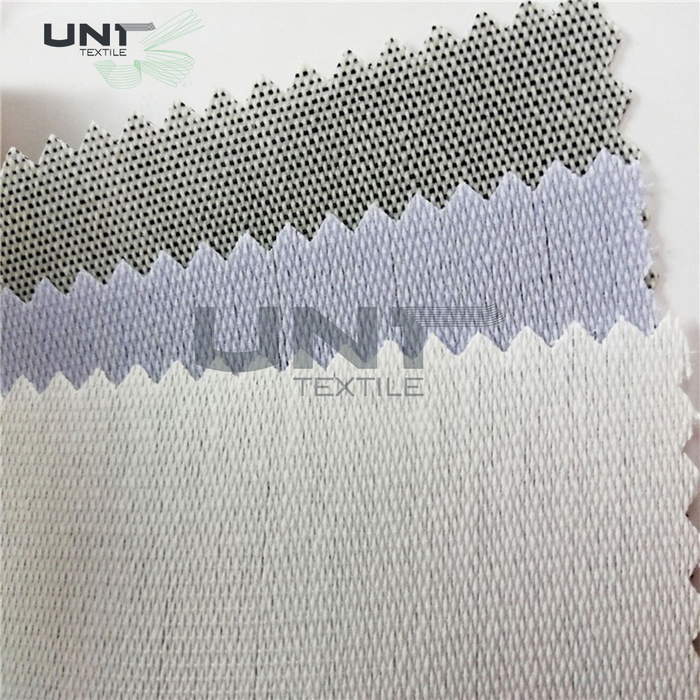 Cotton Cap Woven Fusible Interlining Roll With Hard LDPE Glue