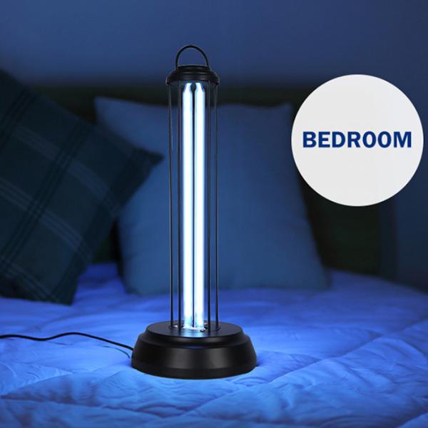 Black Finished IP20 Unique Table Lamps , 220v Uv Disinfection Lamp