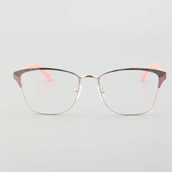 Female Stainless Steel Anti Blue Light Metal Optical Frame