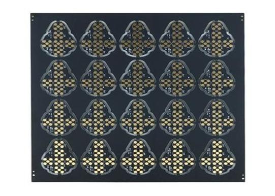 2 Layers FR4 Double Sided PCB High TG Black Double Sided FR4 PCB
