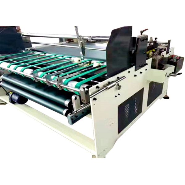 Semi автоматическая рифленая наклеивая папка Gluer коробки машины коробки