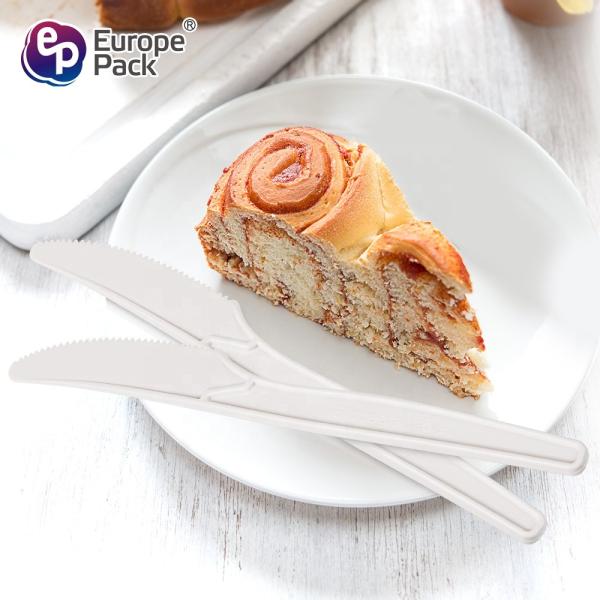 Eco friendly starch plastic tableware degradable cutter cake knife