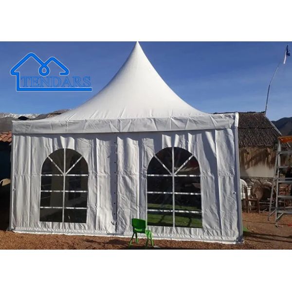 Tente de pagode de jardin de 5x5 mètres À vendre,Tente de pagode en PVC à cadre en aluminium pour une fête de mariage en plein air