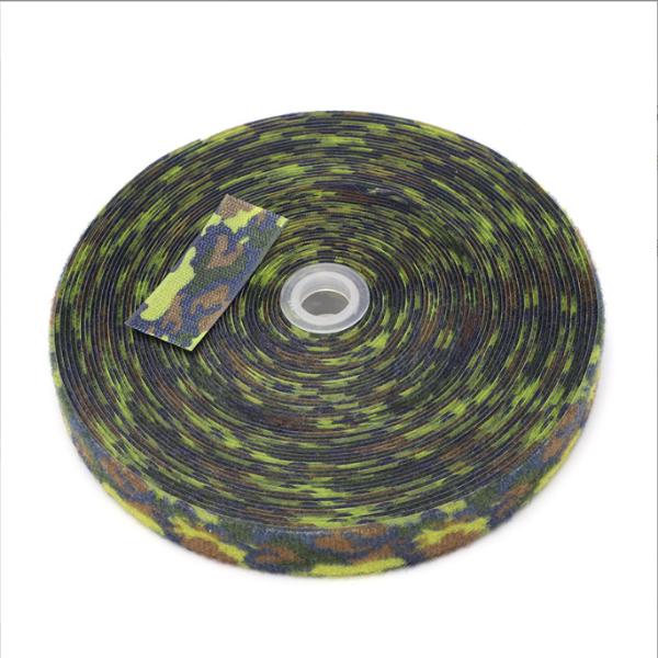 Outdoor Camouflage Hook And Loop Tape UV resistance high temperature tolerance