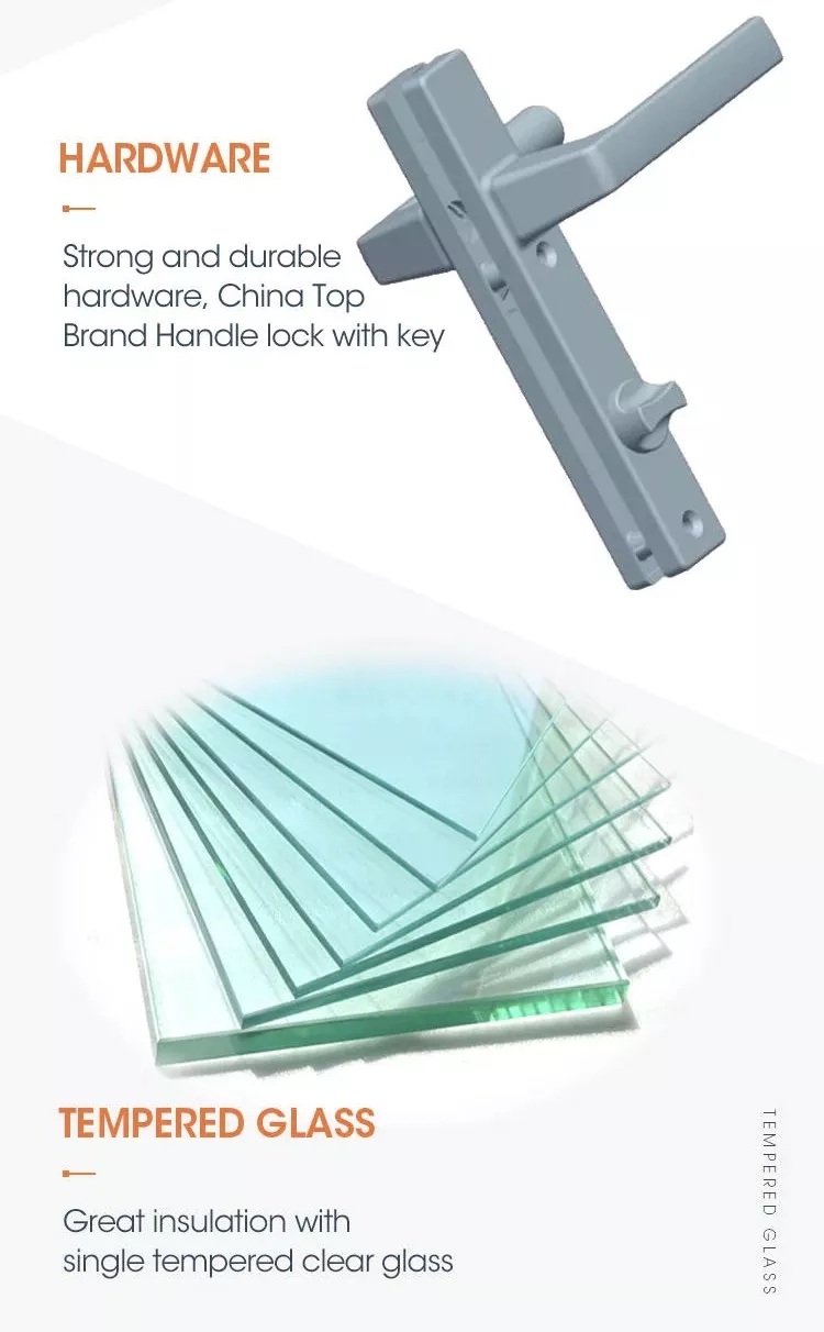 Внешняя подгонянная пластиковая складывая дверь UPVC обрамляет стеклянный дизайн аккордеона Bifold