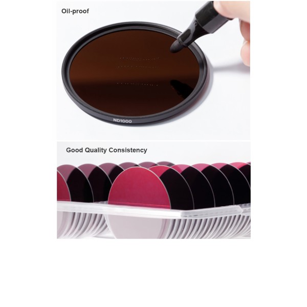 Customizable ND Lens Filter 37mm 58mm 67mm 77mm 82mm Circle Lens Filter For Photography