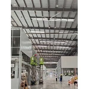 Massive Airflow HVLS Industrial Large Overhead Fans With Controls