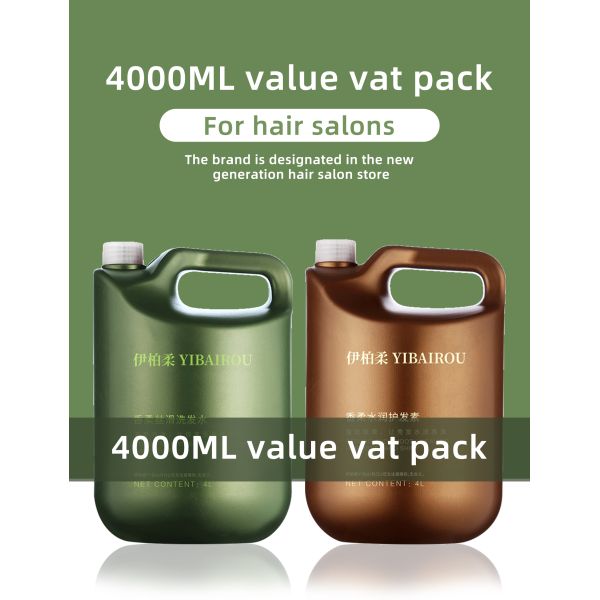 Shampoo et après-shampooing sans sulfate 4L, grand format, expert du cuir chevelu, soulagement des pellicules