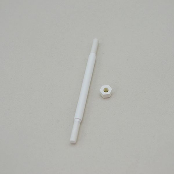 High Purity Threaded BN Boron Nitride Ceramic Rod