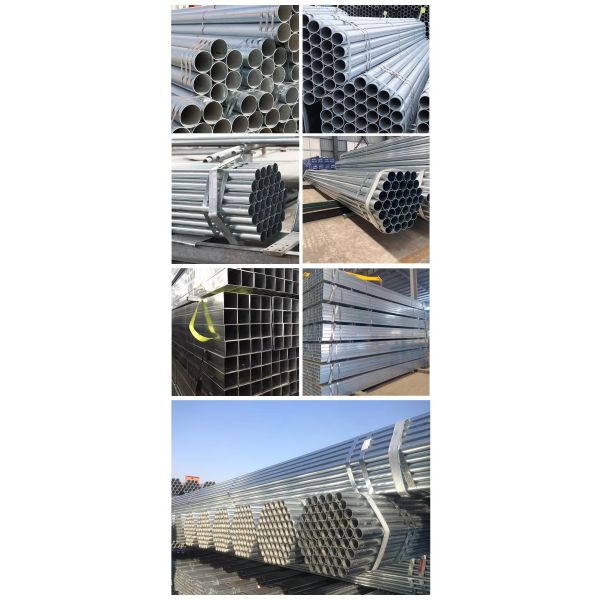 API Certified Q235 Galvanized Black Seamless Gas Pipe for Fluid Iron 18mm Thickness Hot Galvanized Surface