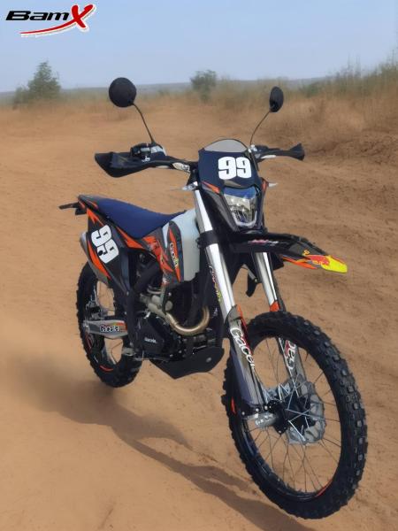 Sistema de accionamento da cadeia da motocicleta suja Motocicleta desportiva dupla com capacidade de combustível 4-6 e travões de disco/tambor