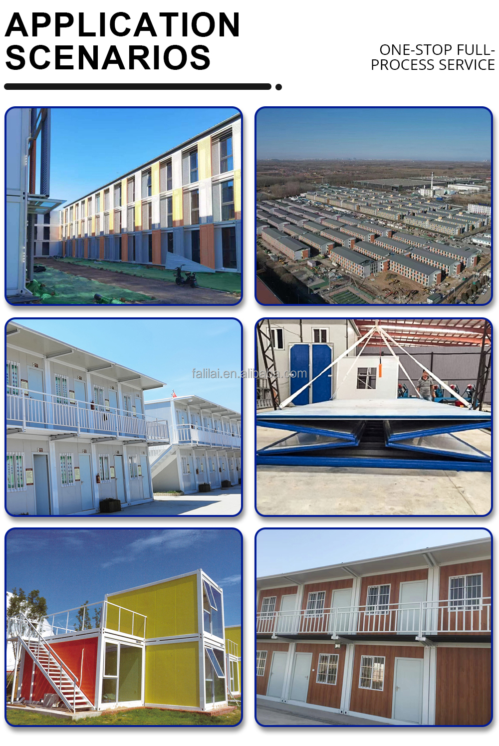 High Quality Easy Assembly 20ft Folding Container House Modular Container Unit Portable Site Office Prefab Dormitory Bathroom