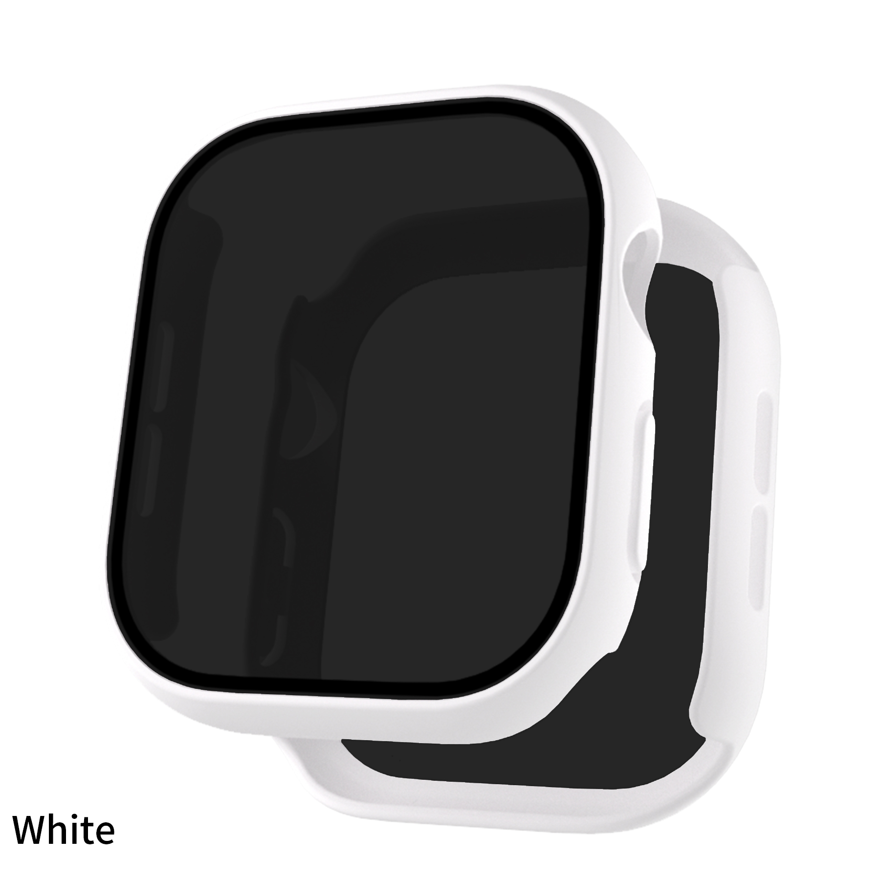 Eraysun Oil-sprayed Anti-peeping Shell Film Integrated for Apple Watch Series10 42mm 46mm Protector Watch Case