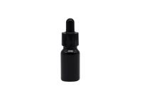 Garrafas de vidro pretas do conta-gotas do óleo essencial de 30ml 50ml