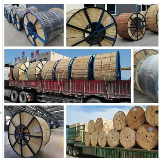 Aluminum 150 Sq Mm 4 Core Cable , Steel Wire Armored Electric Cable