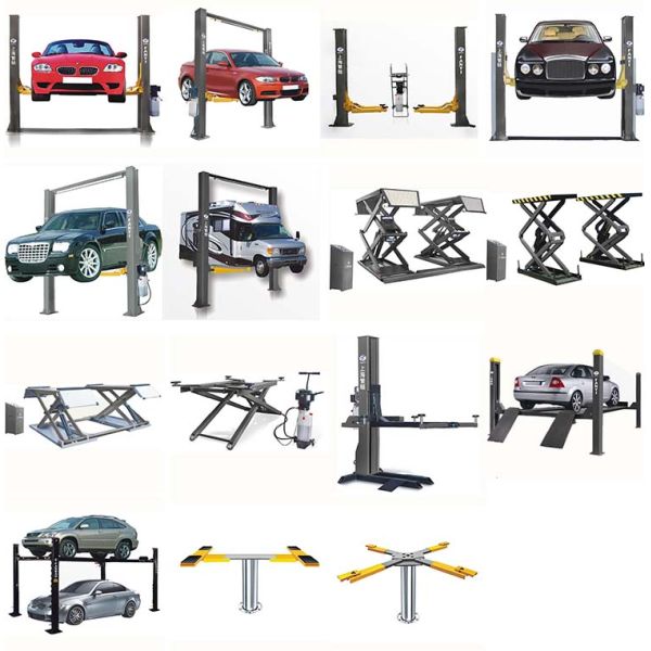 Mid Rise 1.2m Portable Small Car Scissor Lift with 3000kg-3500kg Lifting Capacity