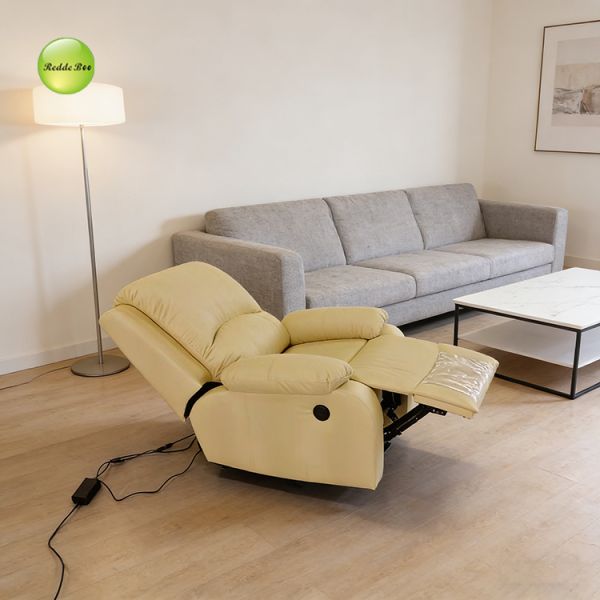 Charcoal Reclining Sofa & Chair: Durable Fabric, Overstuffed Comfort – Perfect for Cozy Contemporary Interiors