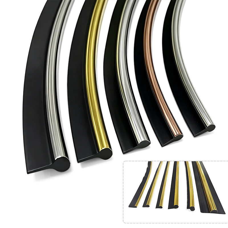 Embedded P-type Bone Strip Inlaid Wire Fabric & Leather Furniture PVC Decorative Chair and Sofa Edge Wrapping Bone Strip