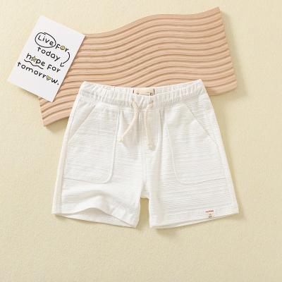 Customized Fabric Color Toddler Baby Boys Girls Solid Color Summer Sport Jogger Active Shorts Pants