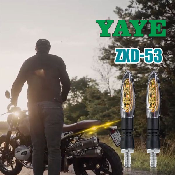 Motorcycle Turn Signal Lights Classic Amber DC12V High Brightness For YYZXD-53 Model