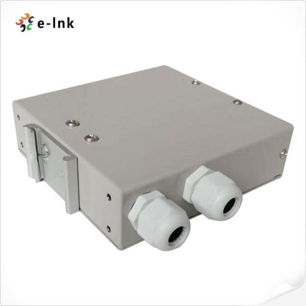 6 Ports DIN-Rail Fiber Splice Box