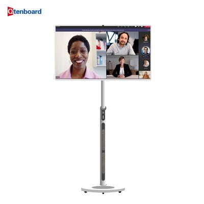 Qtenbaord 24 32 pouces Smart TV Stand by Me Téléviseur sans fil mobile sur roue