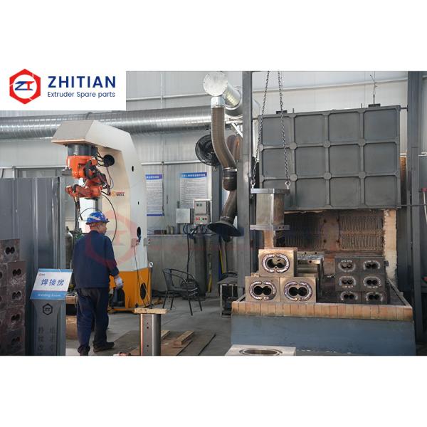 Custom Twin Screw Barrel for XPS Plates Extruder 60mm Diameter