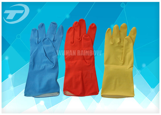 Перчатки латекса домочадца Пиинк для пользы семьи или пищевой промышленности