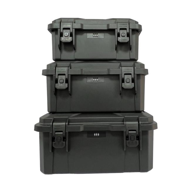 Equipement en plastique dur Boîtier d'outil de stockage imperméable à l'eau Acceptant la couleur personnalisée et l'utilisation polyvalente avec mousse personnalisable