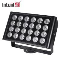 Lumière d'inondation extérieure LED Façade du bâtiment 24*10w DMX lave-murs IP65 RGBW Architecture de mélange de couleurs Parc pittoresque