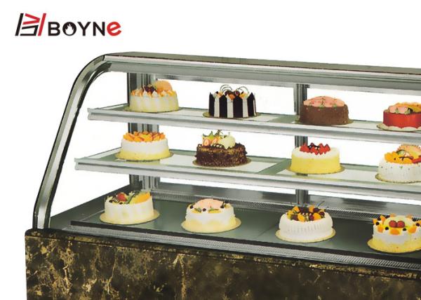 6 Layer Vertical Cake Display case Tempered Glass Bakery Chiller Cabinet