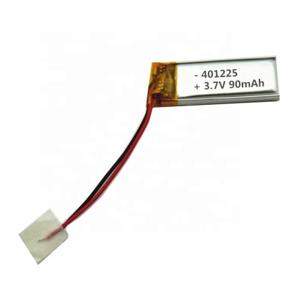 IEC62133 451225 3,7 bateria de V 100mah Lipo